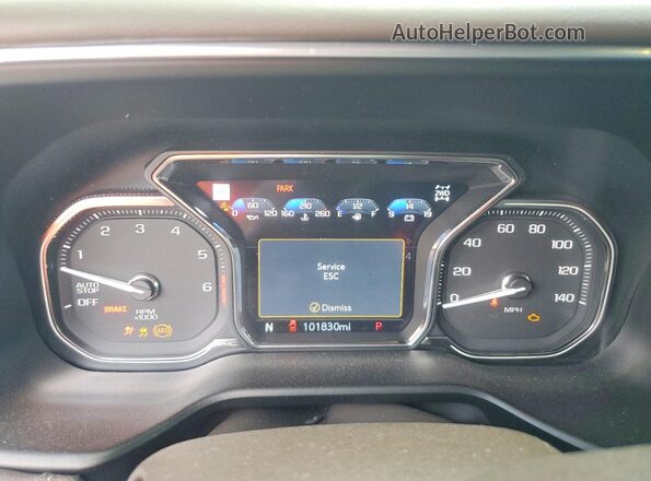 1GKS2JKL2MR283488 2021 GMC YUKON Black Вид щитка приладів
