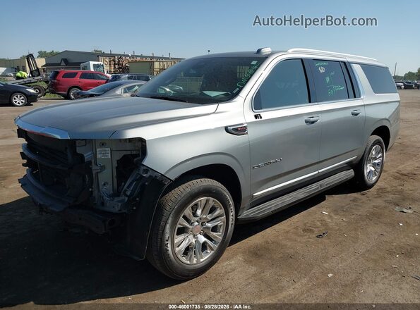 1GKS2JRL8SR346676 2025 GMC YUKON Gray Առջևի ձախ երեք քառորդ տեսարան