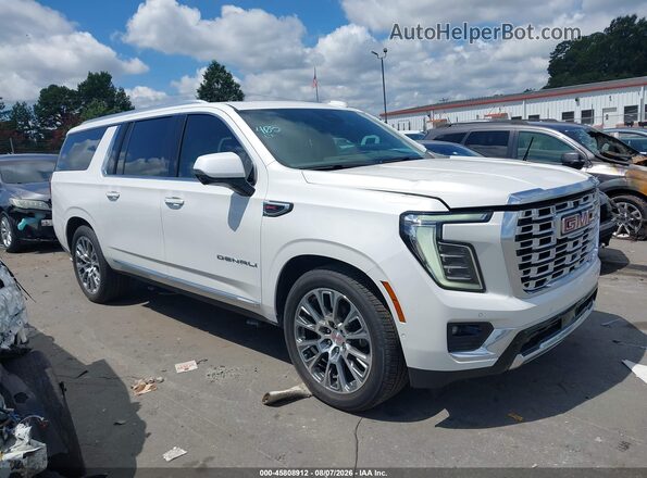 1GKS2JRLXSR240245 2025 GMC YUKON White Vista interior trasera
