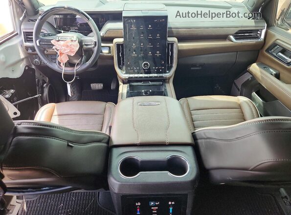 1GKS2KR85SR383752 2025 GMC YUKON White წინა პანელის ხედი