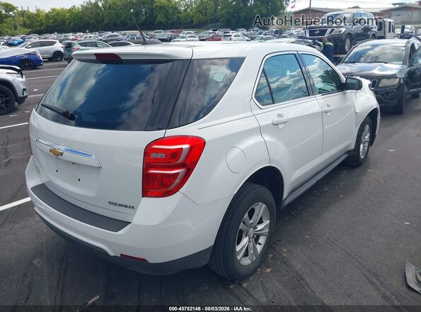 1GNALBEK7GZ106301 2016 CHEVROLET EQUINOX White Trasero derecho