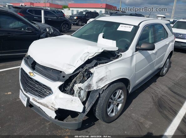 1GNALBEK7GZ106301 2016 CHEVROLET EQUINOX White Vista tres cuartos delantera izquierda