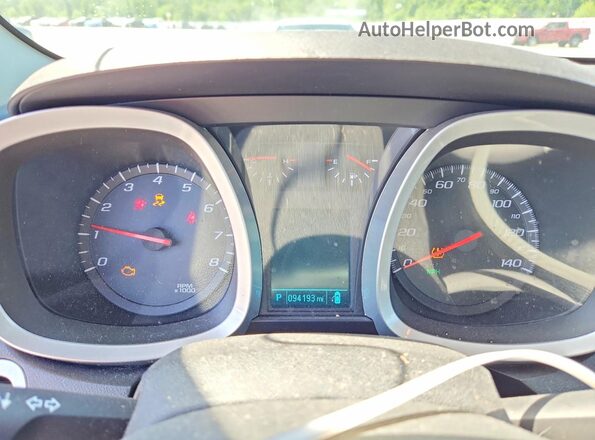 1GNALCEK8GZ101047 2016 CHEVROLET EQUINOX Белый Вид щитка приборов