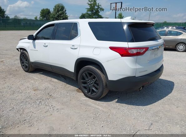 1GNERFKW1MJ124592 2021 CHEVROLET TRAVERSE Белый Задняя левая четверть