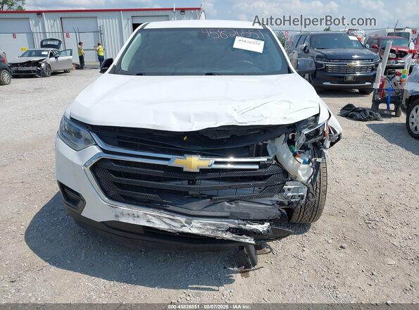 1GNERFKW1MJ124592 2021 CHEVROLET TRAVERSE Белый Вид спереди