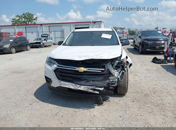 1GNERFKW1MJ124592 2021 CHEVROLET TRAVERSE Белый Вид щитка приборов