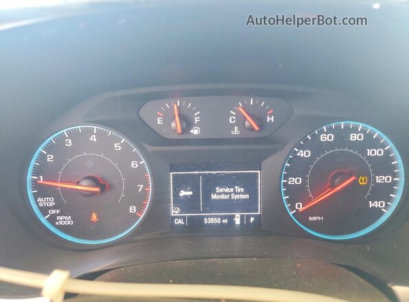 1GNERFKW2KJ304192 2019 CHEVROLET TRAVERSE Black Вид щитка приладів