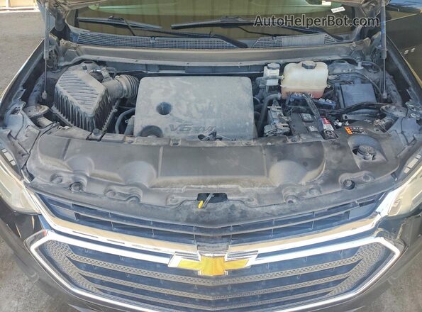 1GNERFKW2KJ304192 2019 CHEVROLET TRAVERSE Black Вид підкапотного простору