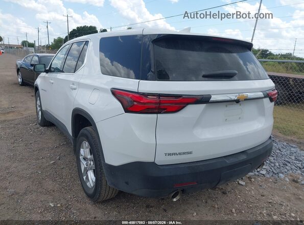 1GNERFKW2NJ137739 2022 CHEVROLET TRAVERSE White Trasero izquierdo