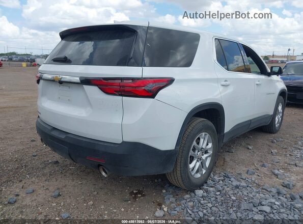 1GNERFKW2NJ137739 2022 CHEVROLET TRAVERSE White Trasero derecho