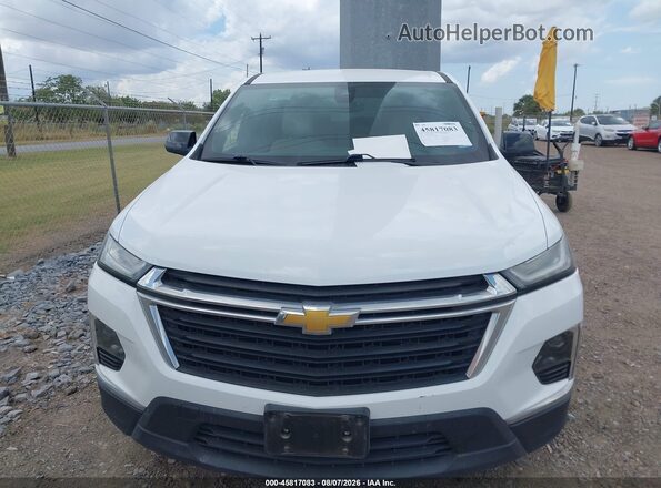 1GNERFKW2NJ137739 2022 CHEVROLET TRAVERSE White Vista del cuadro de instrumentos