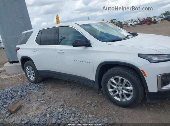 1GNERFKW2NJ137739 2022 CHEVROLET TRAVERSE White Vista interior trasera