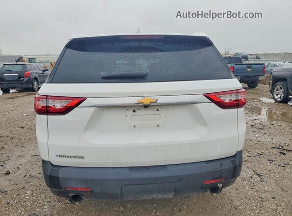 1GNERFKW4MJ210317 2021 CHEVROLET TRAVERSE White Widok z tyłu