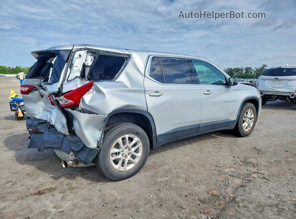 1GNERFKW6LJ278021 2020 CHEVROLET TRAVERSE Silver Trasero derecho