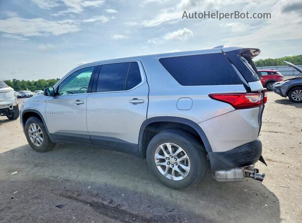 1GNERFKW6LJ278021 2020 CHEVROLET TRAVERSE Silver Trasero izquierdo