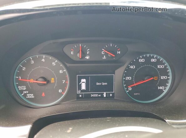1GNERFKW8PJ240845 2023 CHEVROLET TRAVERSE Gray Instrument cluster view