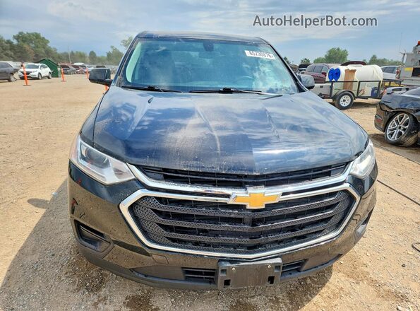 1GNERFKW9JJ124335 2018 CHEVROLET TRAVERSE Black წინა ხედი
