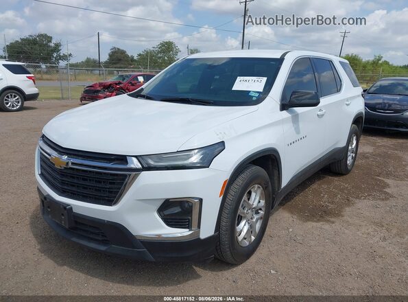 1GNERFKW9NJ138905 2022 CHEVROLET TRAVERSE White Вид спереду