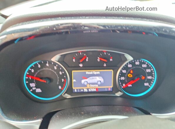1GNERGKW0PJ191100 2023 CHEVROLET TRAVERSE Black ხელსაწყოთა პანელის ხედი