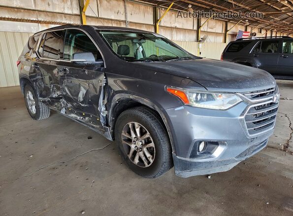 1GNERGKW1KJ175934 2019 CHEVROLET TRAVERSE Gray Delantero derecho