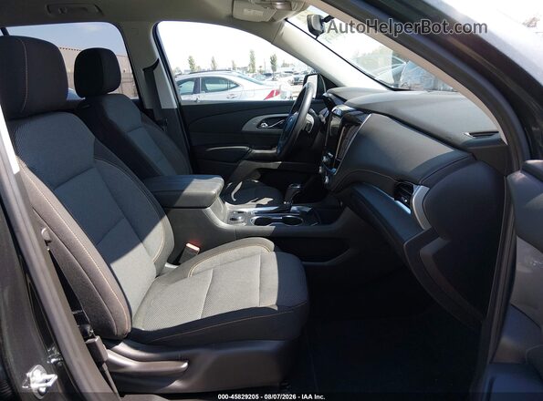 1GNERGKW2JJ129110 2018 CHEVROLET TRAVERSE Gray Widok wnętrza z przodu