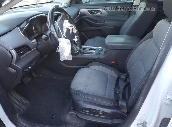 1GNERGKW2KJ304909 2019 CHEVROLET TRAVERSE White წინა სალონის ხედი