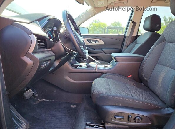 1GNERGKW2LJ256118 2020 CHEVROLET TRAVERSE Black წინა სალონის ხედი