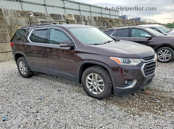 1GNERGKW2MJ231074 2021 CHEVROLET TRAVERSE Maroon წინა მარჯვენა