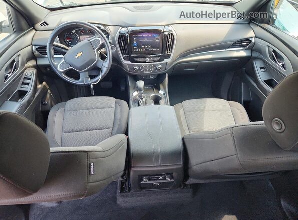 1GNERGKW2NJ150500 2022 CHEVROLET TRAVERSE White წინა პანელის ხედი