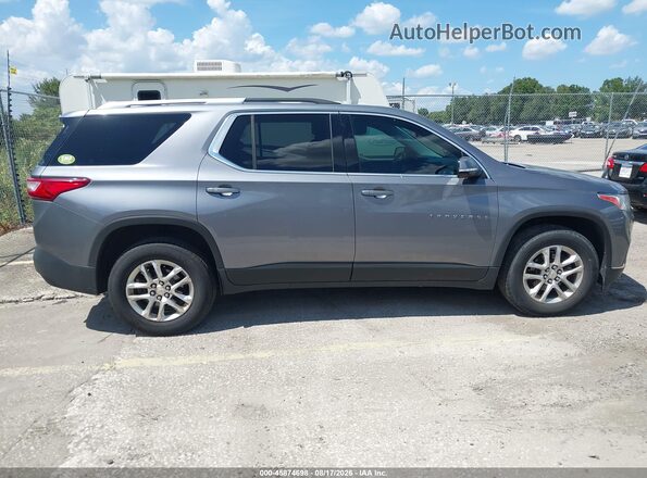 1GNERGKW3JJ229474 2018 CHEVROLET TRAVERSE Gray Rear interior view