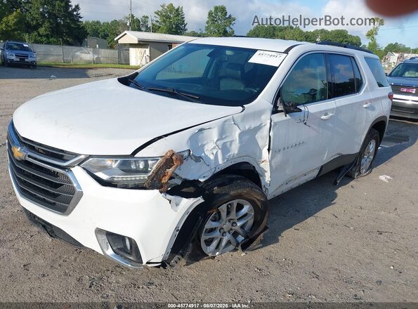 1GNERGKW3MJ142243 2021 CHEVROLET TRAVERSE White Передня ліва чверть