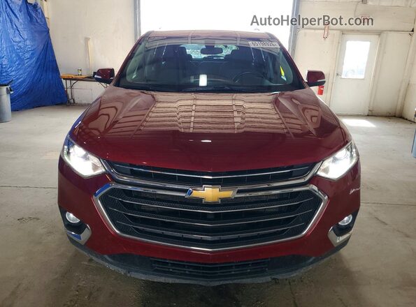 1GNERGKW3MJ164095 2021 CHEVROLET TRAVERSE Red Вид спереду