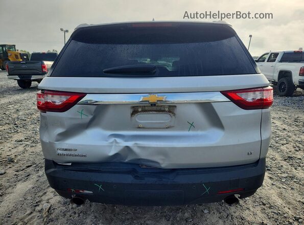 1GNERGKW3MJ193399 2021 CHEVROLET TRAVERSE Silver Вид ззаду