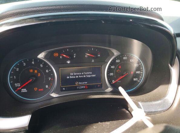 1GNERGKW4LJ142430 2020 CHEVROLET TRAVERSE Black Vista del cuadro de instrumentos