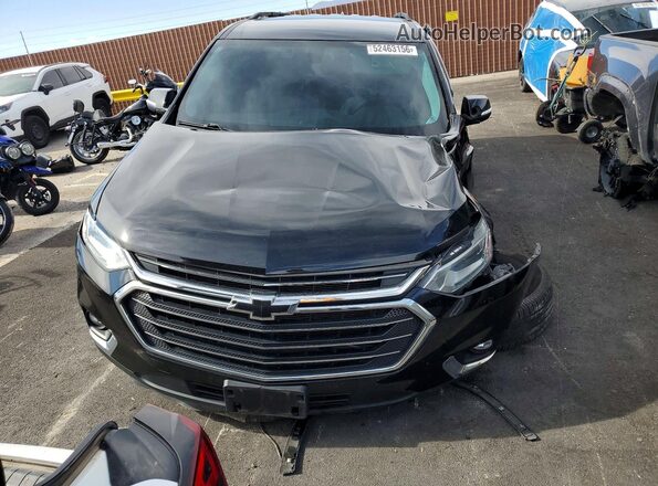 1GNERGKW4MJ267171 2021 CHEVROLET TRAVERSE Black Front view