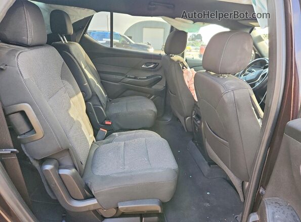 1GNERGKW4NJ153897 2022 CHEVROLET TRAVERSE Burgundy უკანა სალონის ხედი