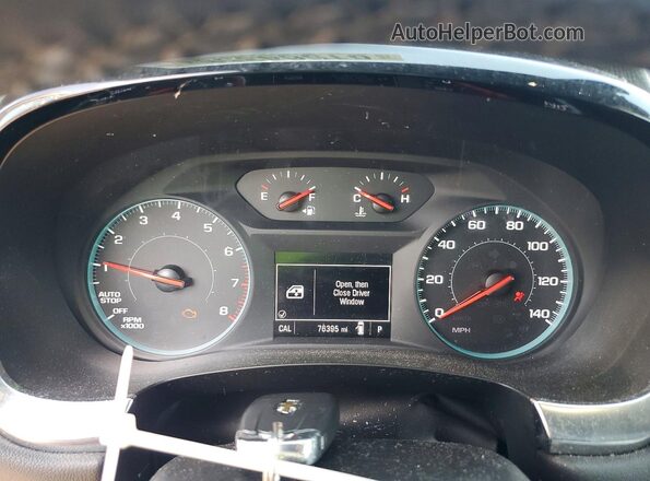 1GNERGKW4PJ145236 2023 CHEVROLET TRAVERSE Gray ხელსაწყოთა პანელის ხედი
