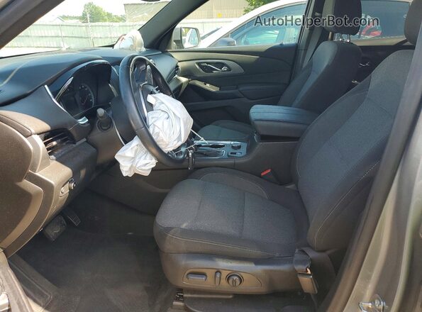 1GNERGKW4PJ145236 2023 CHEVROLET TRAVERSE Gray წინა სალონის ხედი