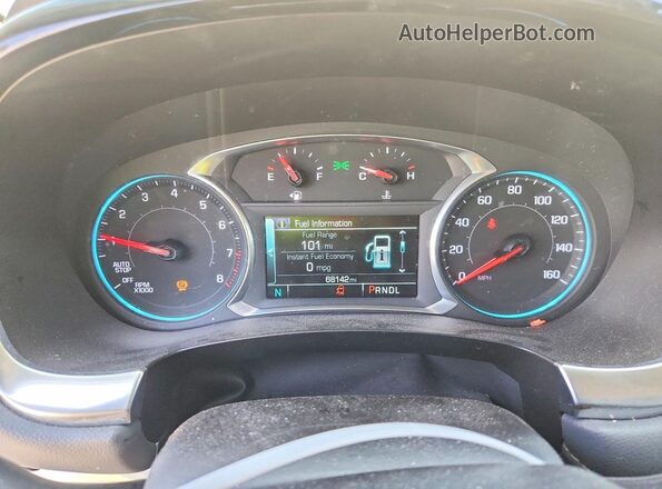 1GNERGKW5KJ231941 2019 CHEVROLET TRAVERSE White Вид щитка приладів