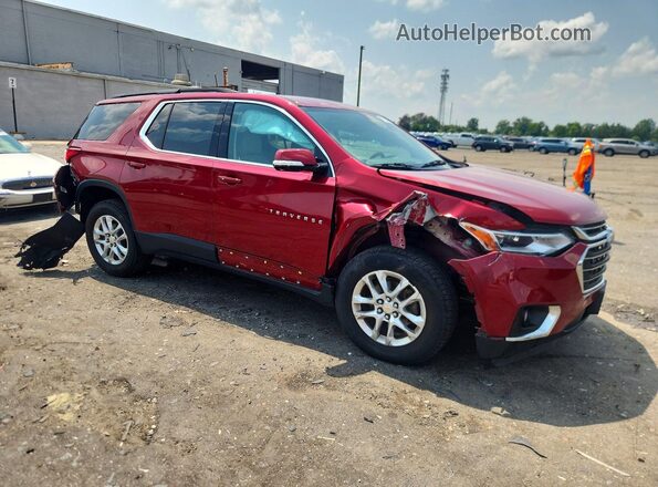 1GNERGKW5LJ284396 2020 CHEVROLET TRAVERSE Red Delantero derecho