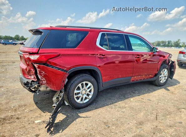 1GNERGKW5LJ284396 2020 CHEVROLET TRAVERSE Red Trasero derecho