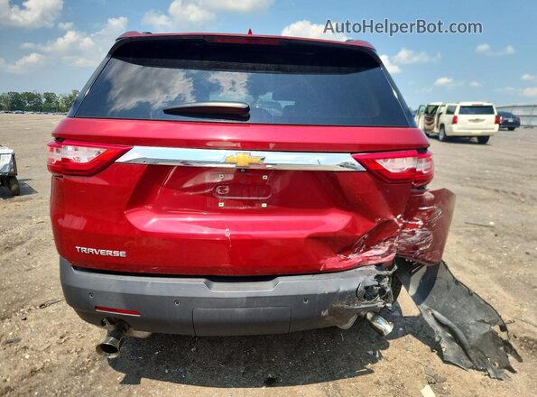 1GNERGKW5LJ284396 2020 CHEVROLET TRAVERSE Red Vista trasera