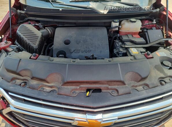 1GNERGKW5LJ284396 2020 CHEVROLET TRAVERSE Red Vista del compartimento del motor