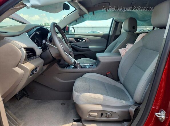 1GNERGKW5LJ284396 2020 CHEVROLET TRAVERSE Red Vista interior delantera