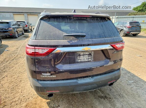 1GNERGKW5LJ307689 2020 CHEVROLET TRAVERSE Maroon Vista trasera