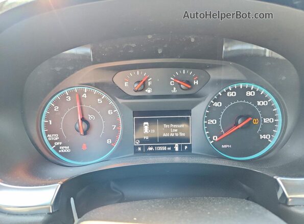 1GNERGKW6PJ158246 2023 CHEVROLET TRAVERSE Зеленый Вид щитка приборов