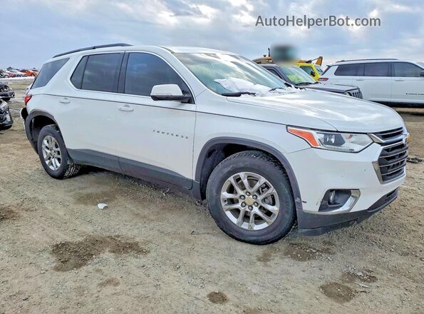1GNERGKW7KJ230855 2019 CHEVROLET TRAVERSE Белый Передняя правая четверть