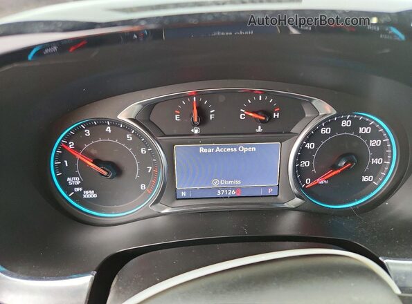 1GNERGKW7NJ172248 2022 CHEVROLET TRAVERSE Green Widok zestawu wskaźników