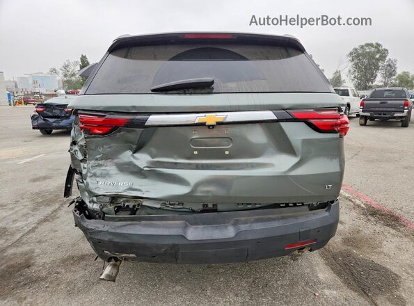 1GNERGKW7NJ172248 2022 CHEVROLET TRAVERSE Green Widok z tyłu