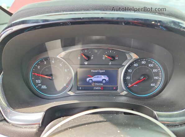 1GNERGKW7PJ109444 2023 CHEVROLET TRAVERSE Red Vista del cuadro de instrumentos